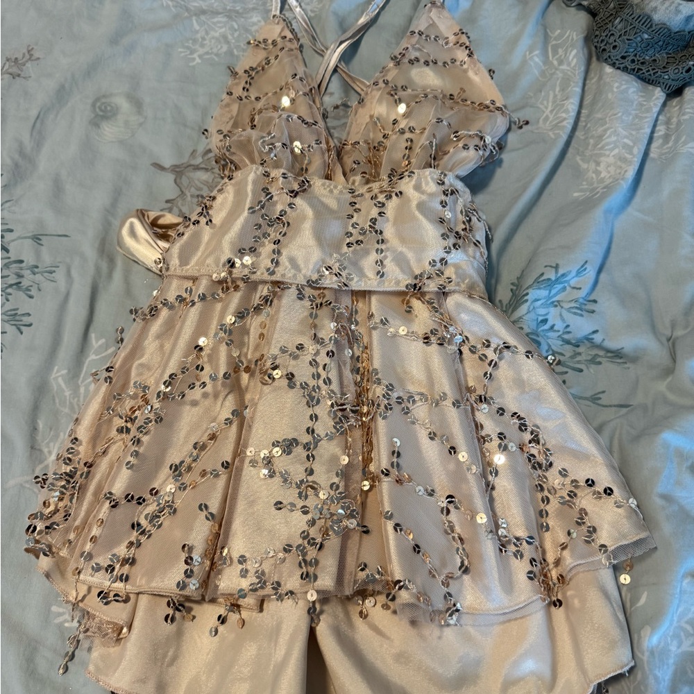 Elegant Sequin Embellished Dress